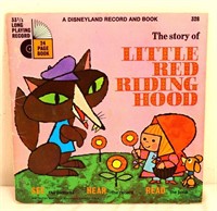 Vntg Little Red Riding Hood record & book set