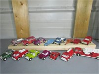 Vintage Metal Tootie Toy Play Cars 69-70'