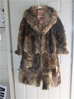 Real Mink Long Fur Coat,Appears to be Womens Large
