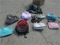 Large Box of Various Bags, Backpacks and Purses