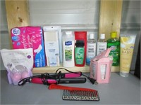 Box of Various Beauty Supply and Personal Care