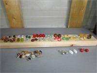 Large Lot of Vintage Clip on Earrings