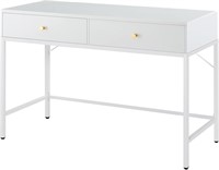 SUPERJARE Vanity Desk with Drawers, 47 inch Comput