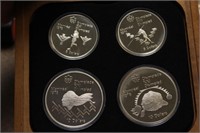 4 Sterling Silver Olympic Coins Set