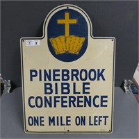 Nice Early Pinebrook Bible Conference Sign