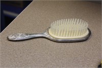 Ornate Silverplated Hair Brush