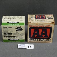 (2) Boxes of 20 Ga. Shotgun Shells - Partials