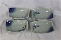 Lot of 4 Japanese Sauce Dishes