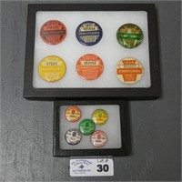 Vintage Pa Fishing License Buttons & Teamsters
