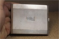 marked 800 silver cigarette or card case