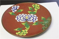 A Chinese Cloisonne Plate