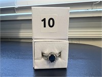 Oval Sapphire Ring Sz. 8.5 U230