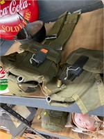 2 Military Pouches and Belt