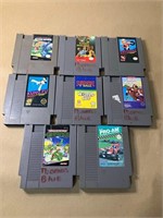 NINTENDO GAME CARTRIDGES LOT OF 8