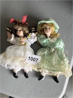 2 Porcelain Dolls U246