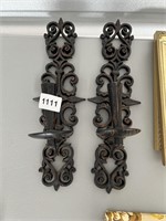 Pr. 14" Wall Candle Sconces U248