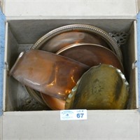Assorted Copper Serving Pieces