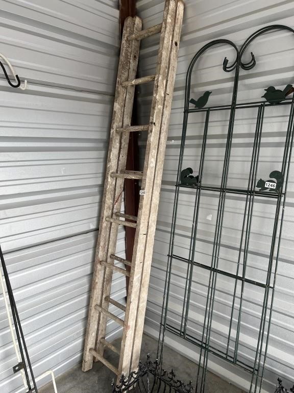 Two 8ft Wooden Ladder Sections U251