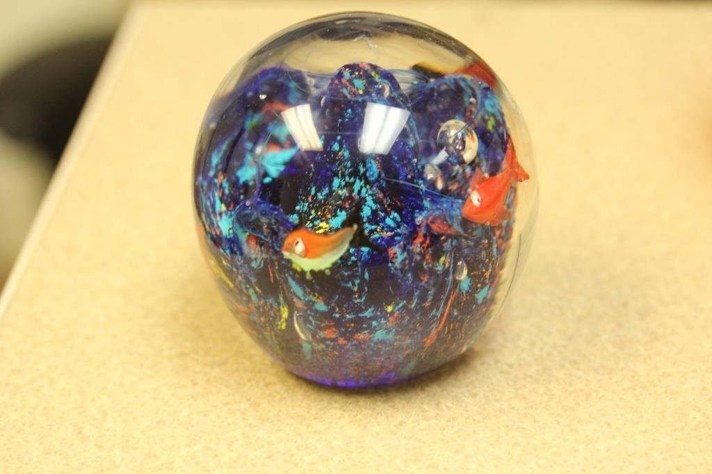 Art Glass Paperweight