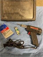 Soldering gun with case
