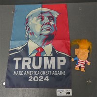 Donald Trump Garden Flag & Troll