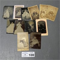 Nice Lot of Early Tin Type Photos & Others