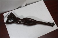 An Art Deco Metal Nude