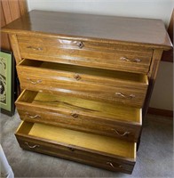 4 Drawer Wood Dresser