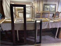 Lot of Wood and Metal Picture Frames