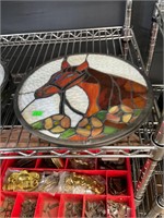 Stained Glass Horse Hangings