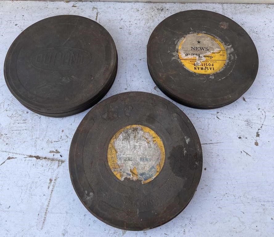 Vintage film reel cases