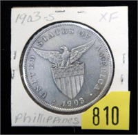 1903-S Philippines 1 peso