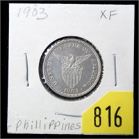 1903 Philippines 20 centavos