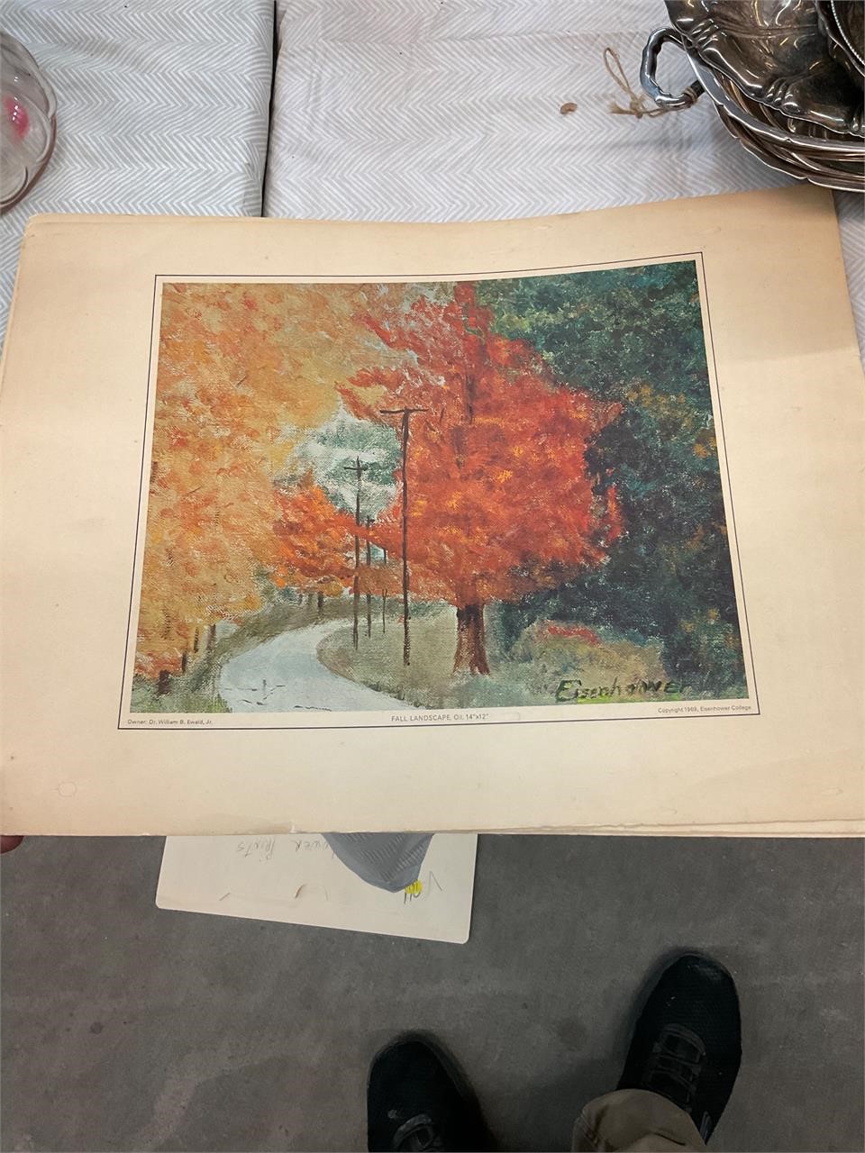 Old Eisenhower Prints of His Painting