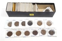 x77- Canadian large cents, mixed dates,