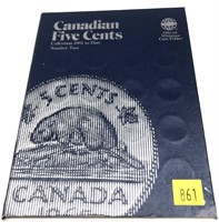 Partial set of Canadian 5 cents 1961-1997, 31 pcs.