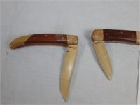 Hand Carved Pocket Knives - Hand Carved OP Knives
