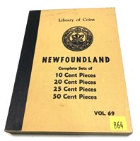Newfoundland type set 10 cents-50 cents, all