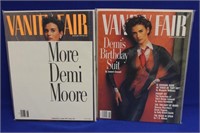 Lot of 2 Vanity Fair Magazines