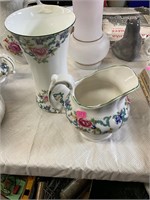 Royal Doulton Porcelain Pitcher & Vase