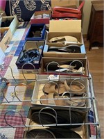 11-Pair of Womens Shoes, Size 9-10 & Rack