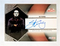 Sting TriStar Official Signed Auto Wrestling Card