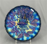 N's Peacock and Urn Master IC bowl - blue