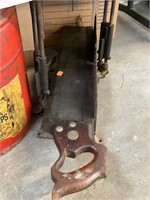 Antique Saw & Chip Tin