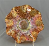 Cobblestone ruffled bowl - marigold