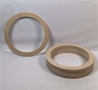New Lot of 10 Wooden Rings