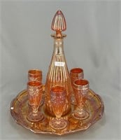Berry Bands & Ribs 8 pc wine set - marigold