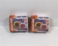 New Lot of 2 Good Partner Fast Push Toy