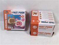 New Lot of 3 Good Partners Fast Push Toy