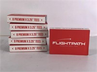 New Lot of 6 Flightpath Premium 3.25” Golf Tees